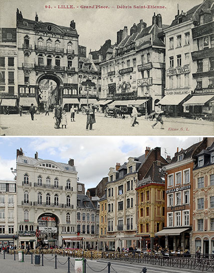 Lille – Grand’Place – Débris Saint-Etienne