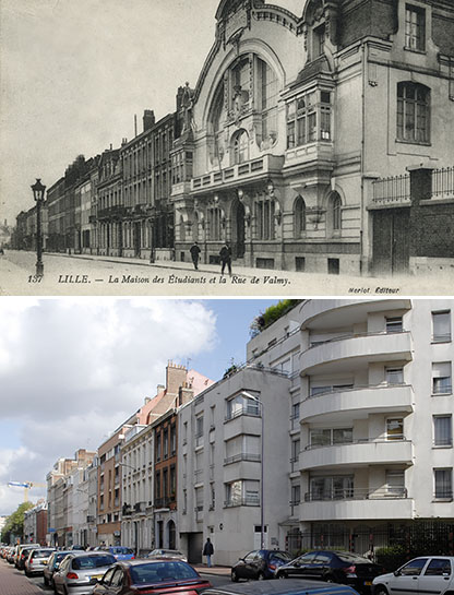 Lille – La Maison des Etudiants et la Rue de Valmy