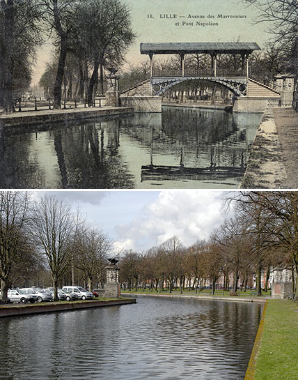 Lille – Avenue des Marronniers et Pont Napoléon