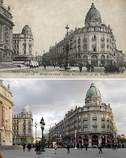 Lille – Hôtel Carlton – rue Faidherbe et de Paris